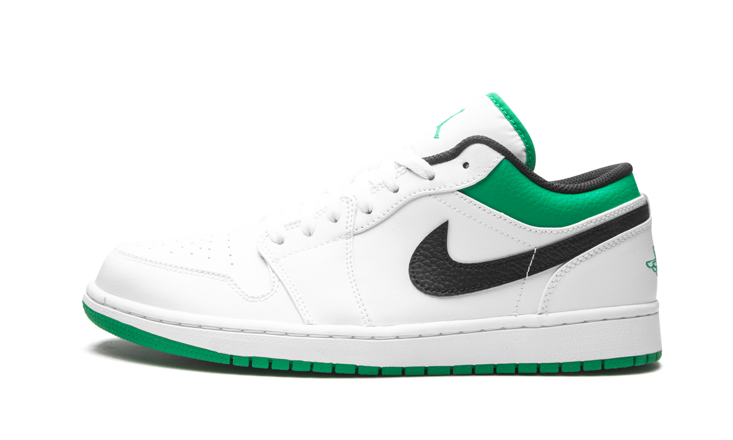 Air Jordan 1 Low White / Lucky Green 553558 129