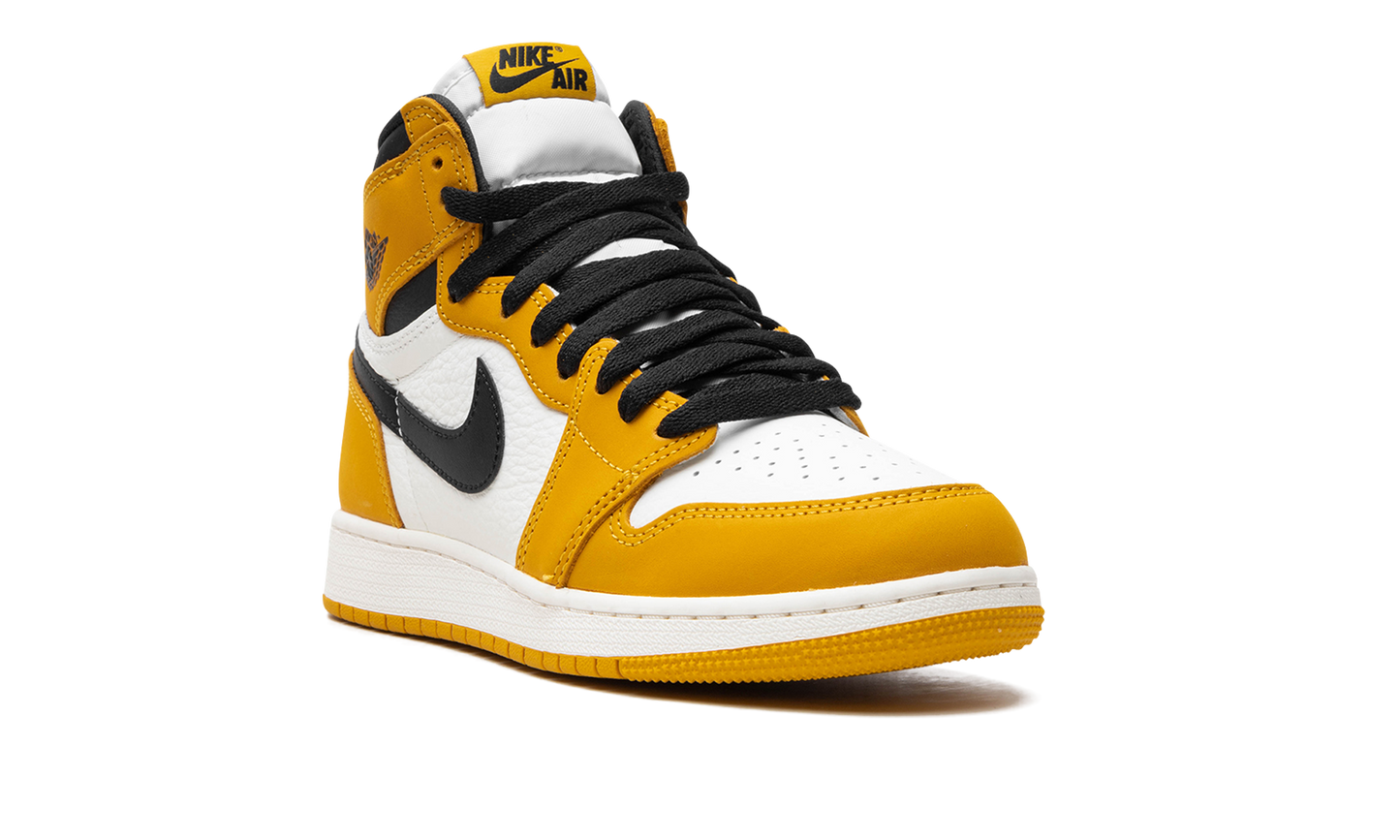 Air Jordan 1 Retro High OG GS Yellow Ochre / Black FD1437 701