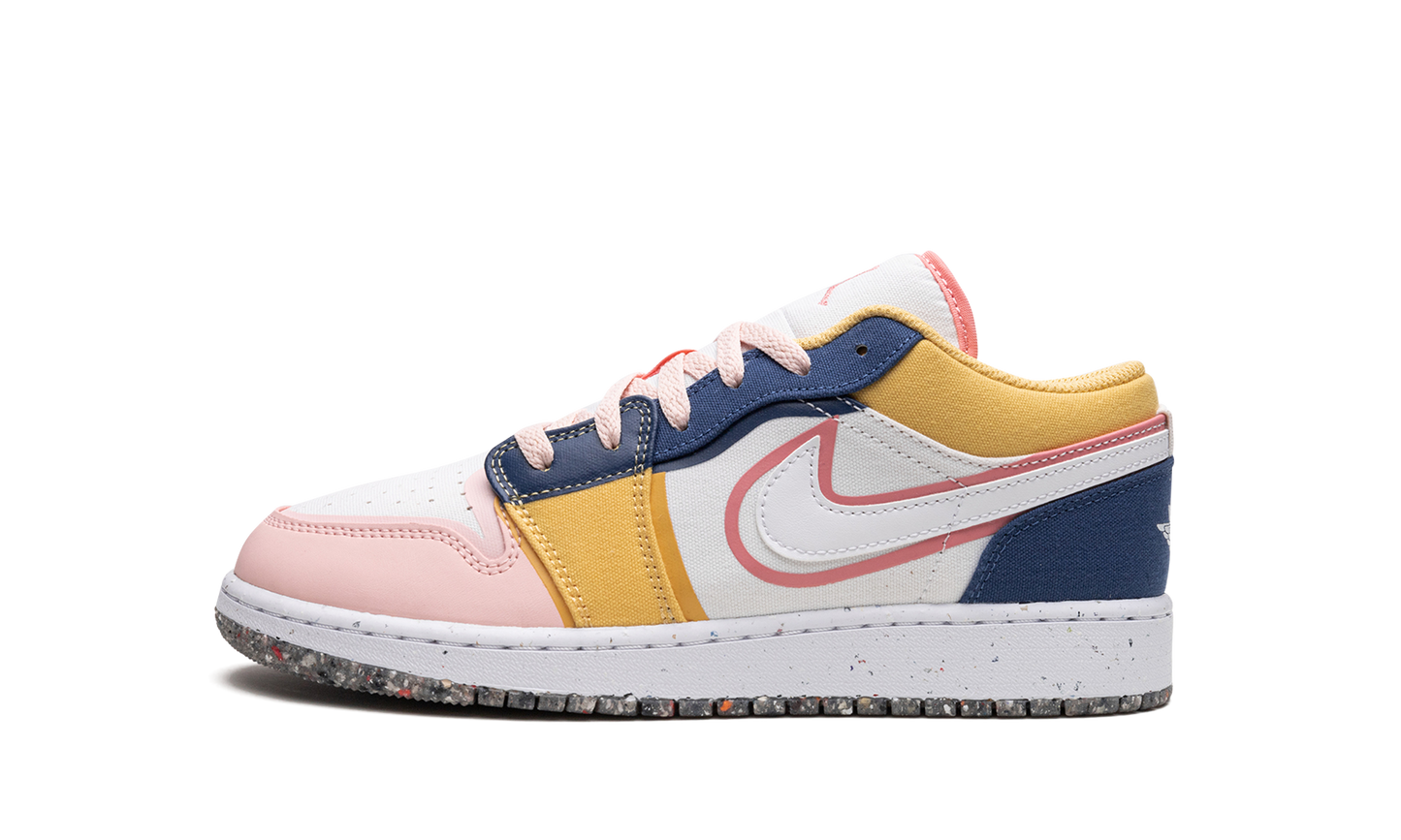 Air Jordan 1 Low SE GS Multicolor Canvas DV1323 100