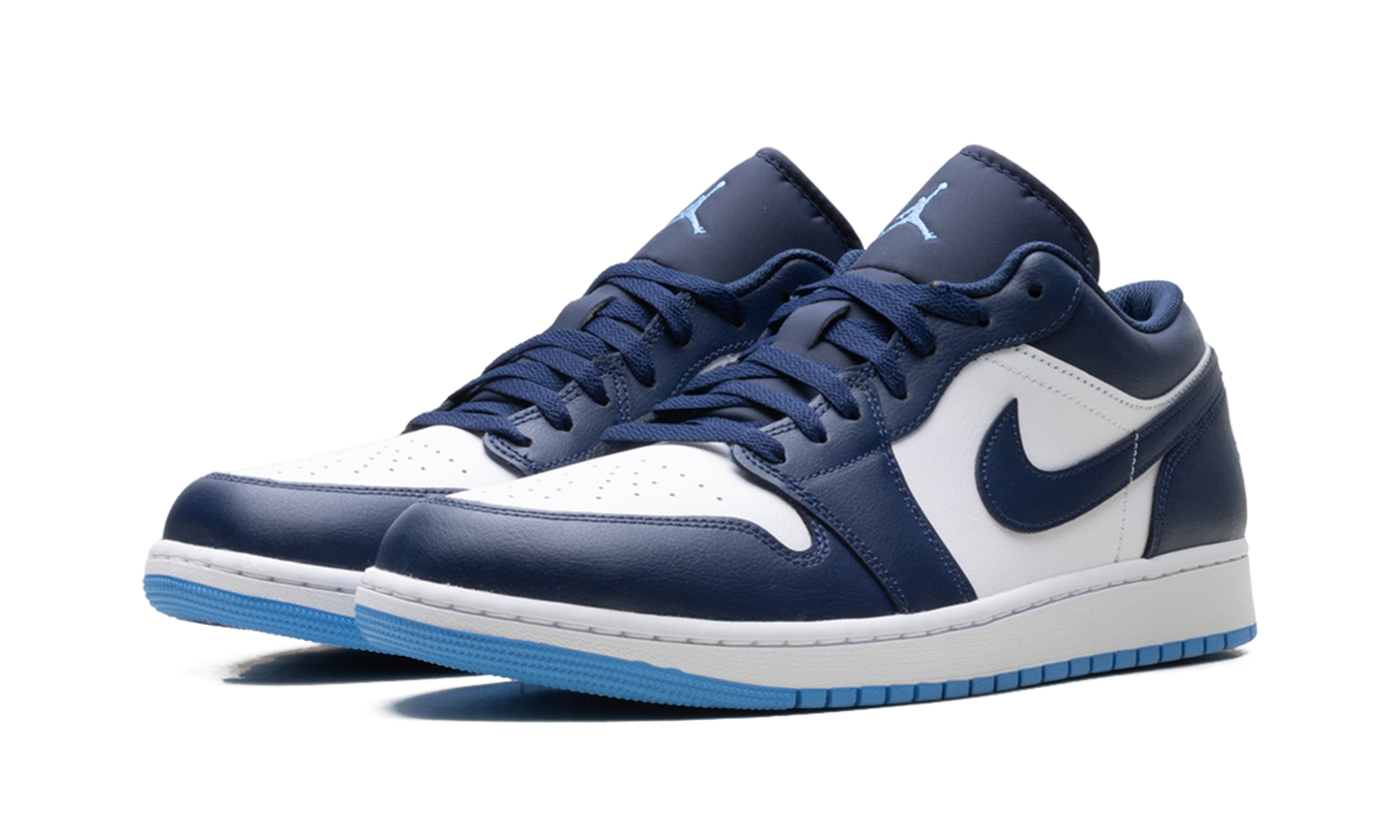 Air Jordan 1 Low Midnight Navy / University Blue 553558 404