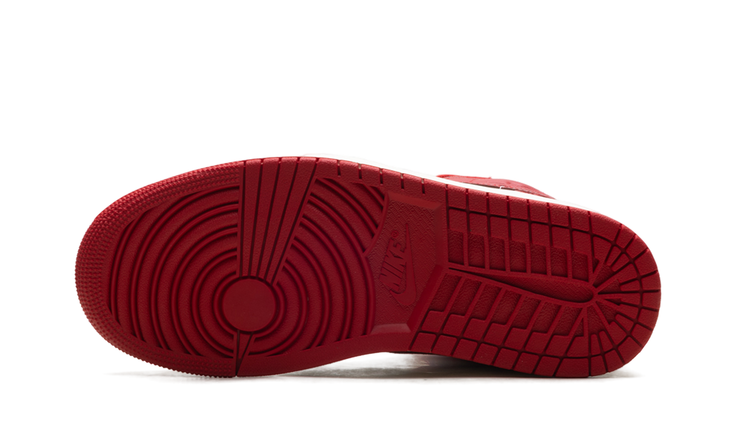 Air Jordan 1 Mid WMNS Red Cracked Leather HJ9337 106