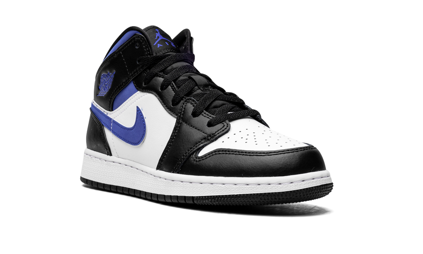 Air Jordan 1 Mid GS Racer Blue / Black / White 554725 140