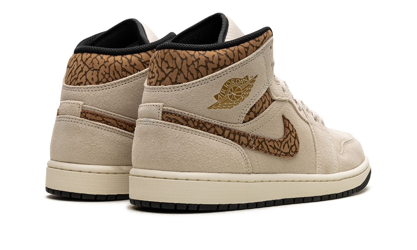 Air Jordan 1 Mid Brown Elephant DZ4129 102
