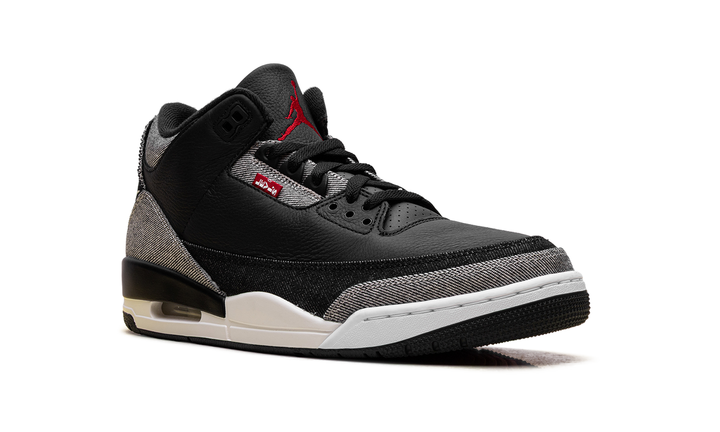 Air Jordan 3 Levi's - Black Denim IR0914 400