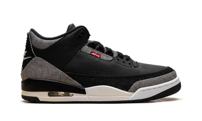 Air Jordan 3 Levi's - Black Denim IR0914 400