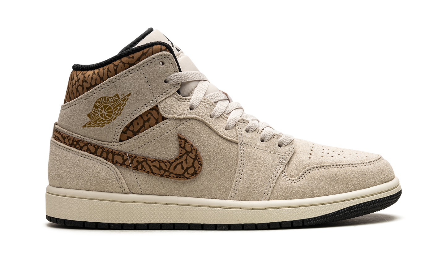 Air Jordan 1 Mid Brown Elephant DZ4129 102