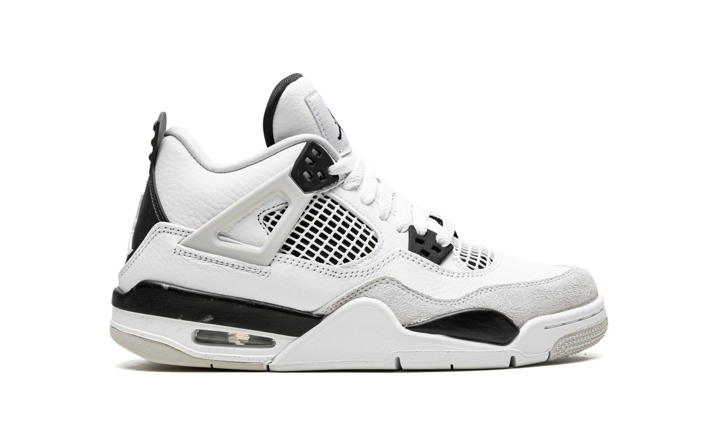 Air Jordan 4 Retro GS Military Black 408452 111