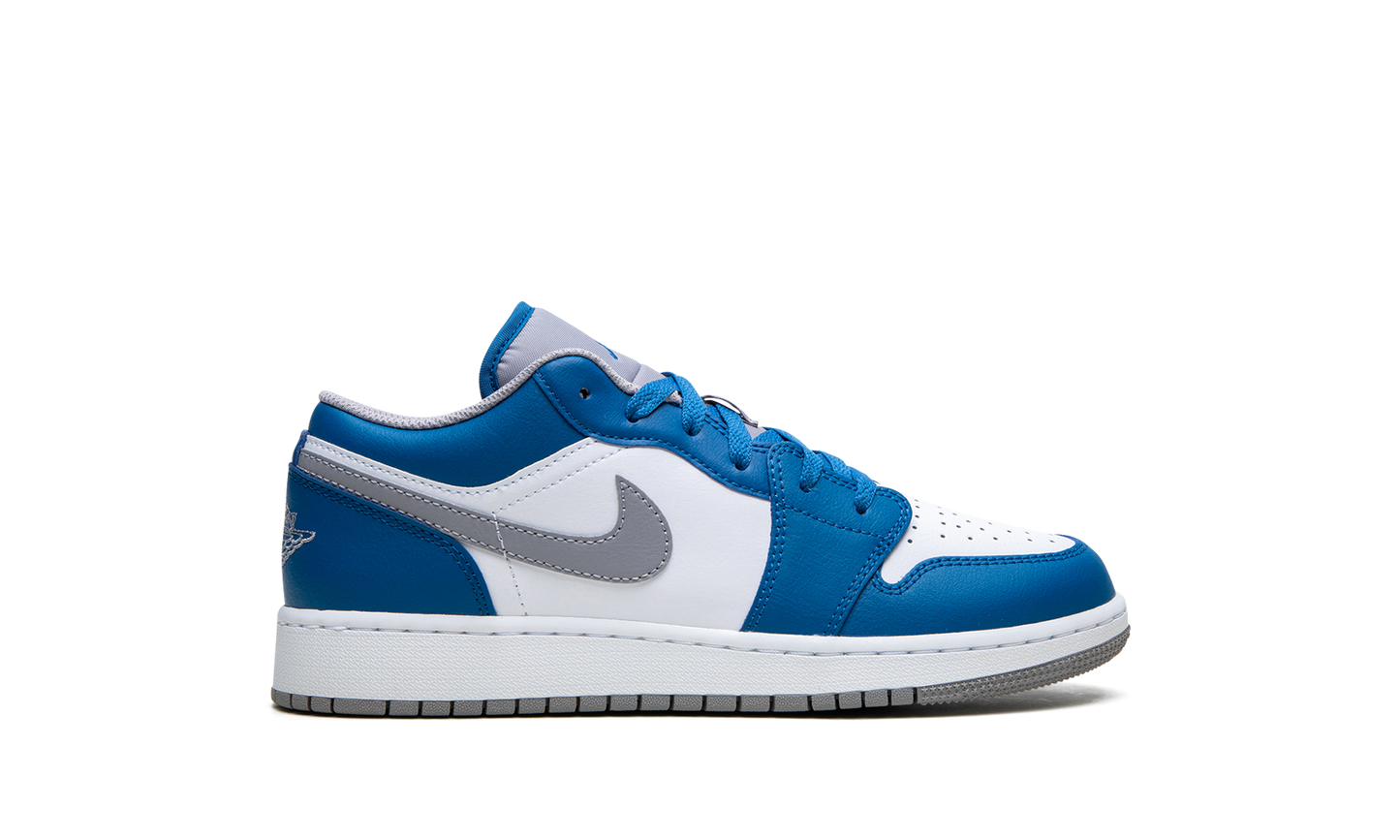 Air Jordan 1 Low GS True Blue 553560 412