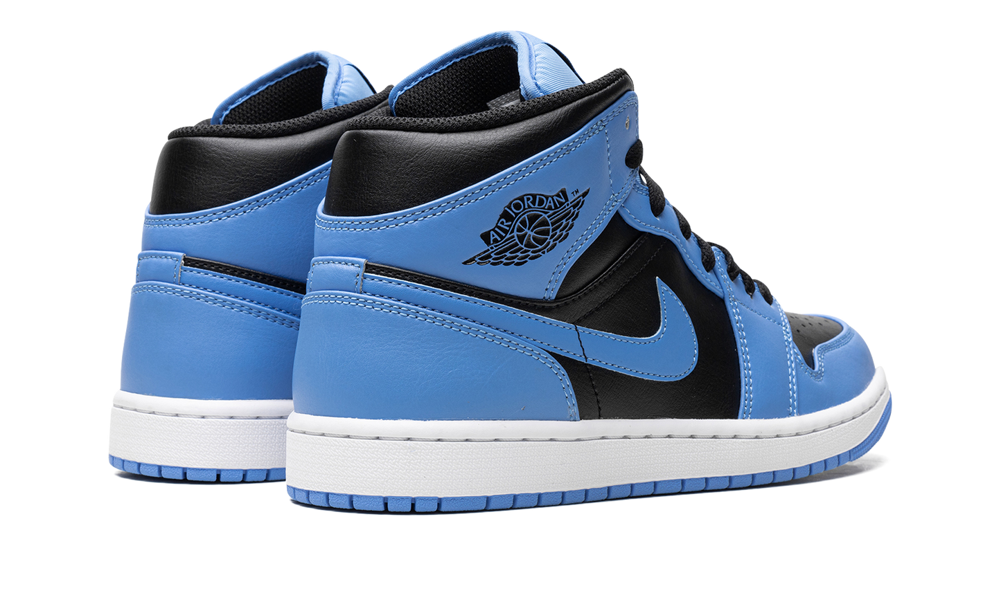 Air Jordan 1 Mid University Blue Black DQ8426 401