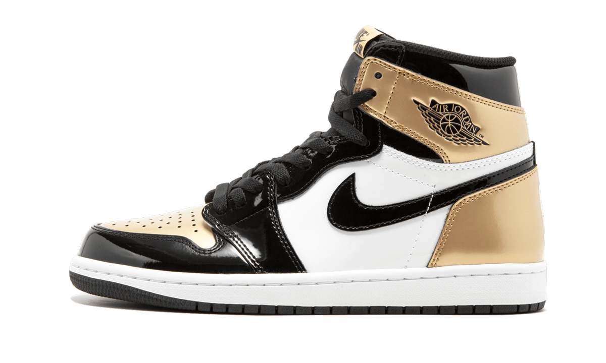 Air Jordan 1 Retro High OG NRG Gold Toe 861428 007