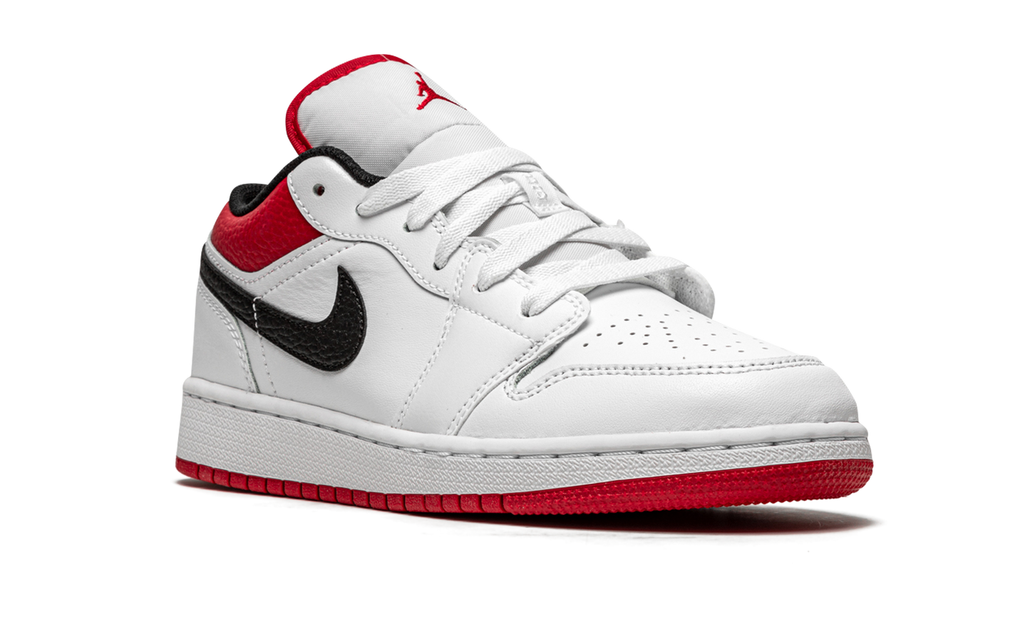 Air Jordan 1 Low GS White / Gym Red 553560 118