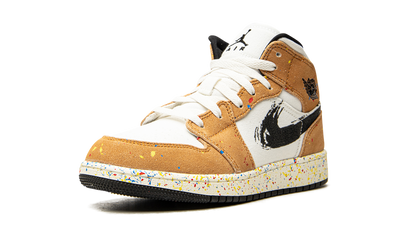 Air Jordan 1 Mid SE GS Brushstroke DA8006 100