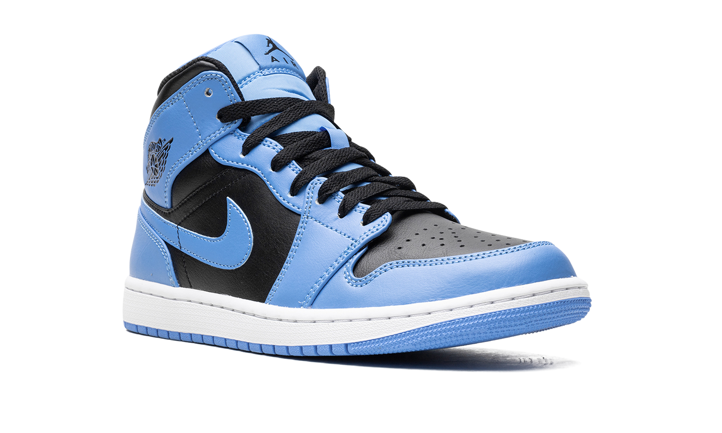 Air Jordan 1 Mid University Blue Black DQ8426 401