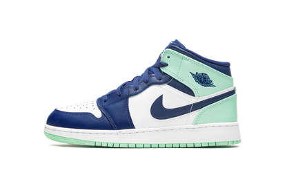 Air Jordan 1 Mid GS Blue Mint 554725 413