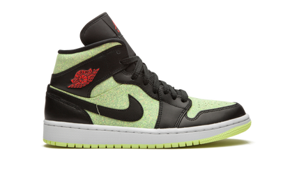 AIR JORDAN 1 MID SE WMNS Barely Volt / Chile Red CV5276 003