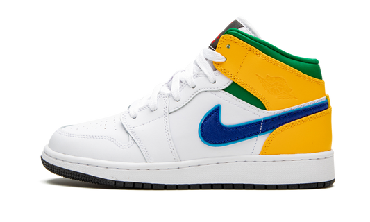 Air Jordan 1 MID GS Three Peat 554725 128