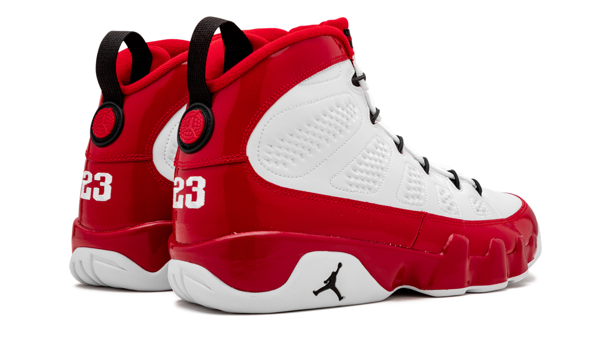 Air Jordan 9 White/Red/Black 302370 160