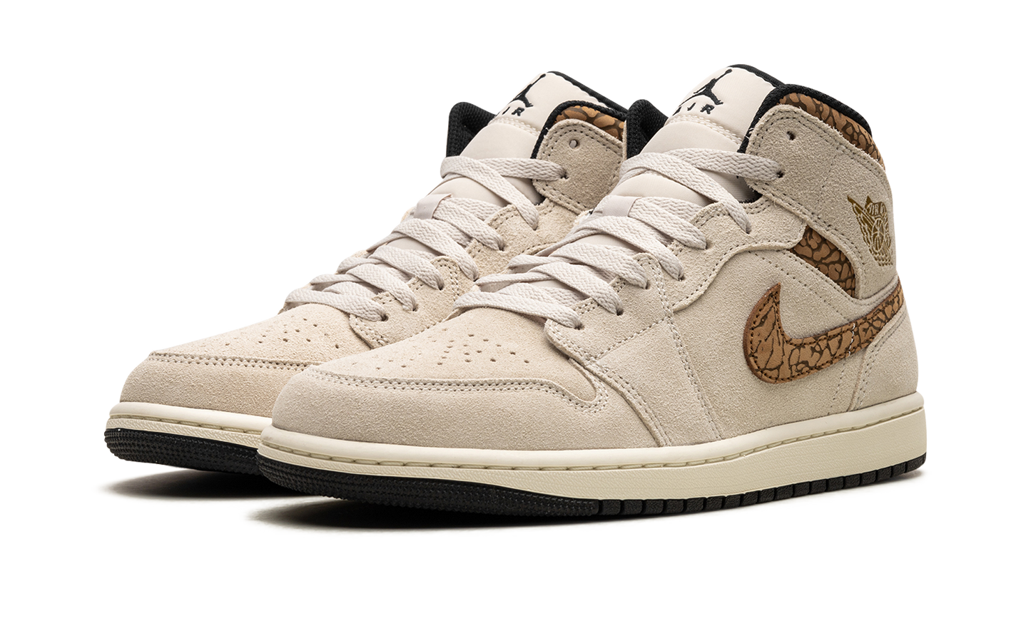 Air Jordan 1 Mid Brown Elephant DZ4129 102