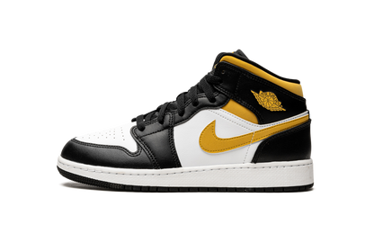 Air Jordan 1 Mid GS Pollen / Black / White 554725 177