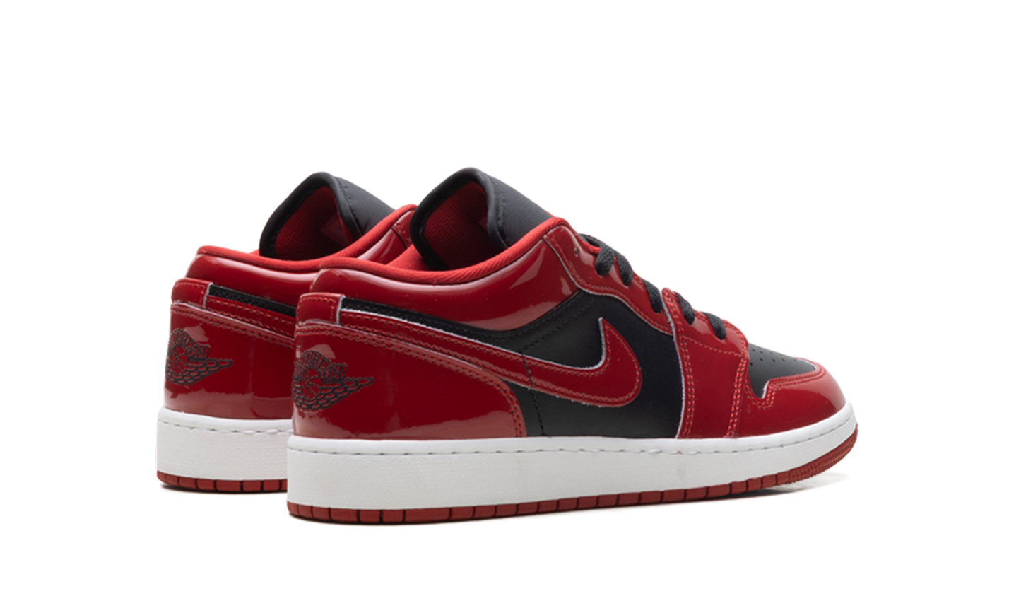 Air Jordan 1 Low SE GS Patent Bred HV4396 006