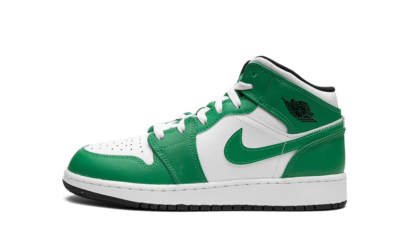 Air Jordan 1 Mid GS Lucky Green DQ8423 301