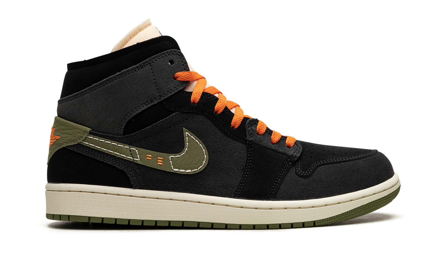 Air Jordan 1 Mid SE Craft Anthracite Light Olive FD6817 003