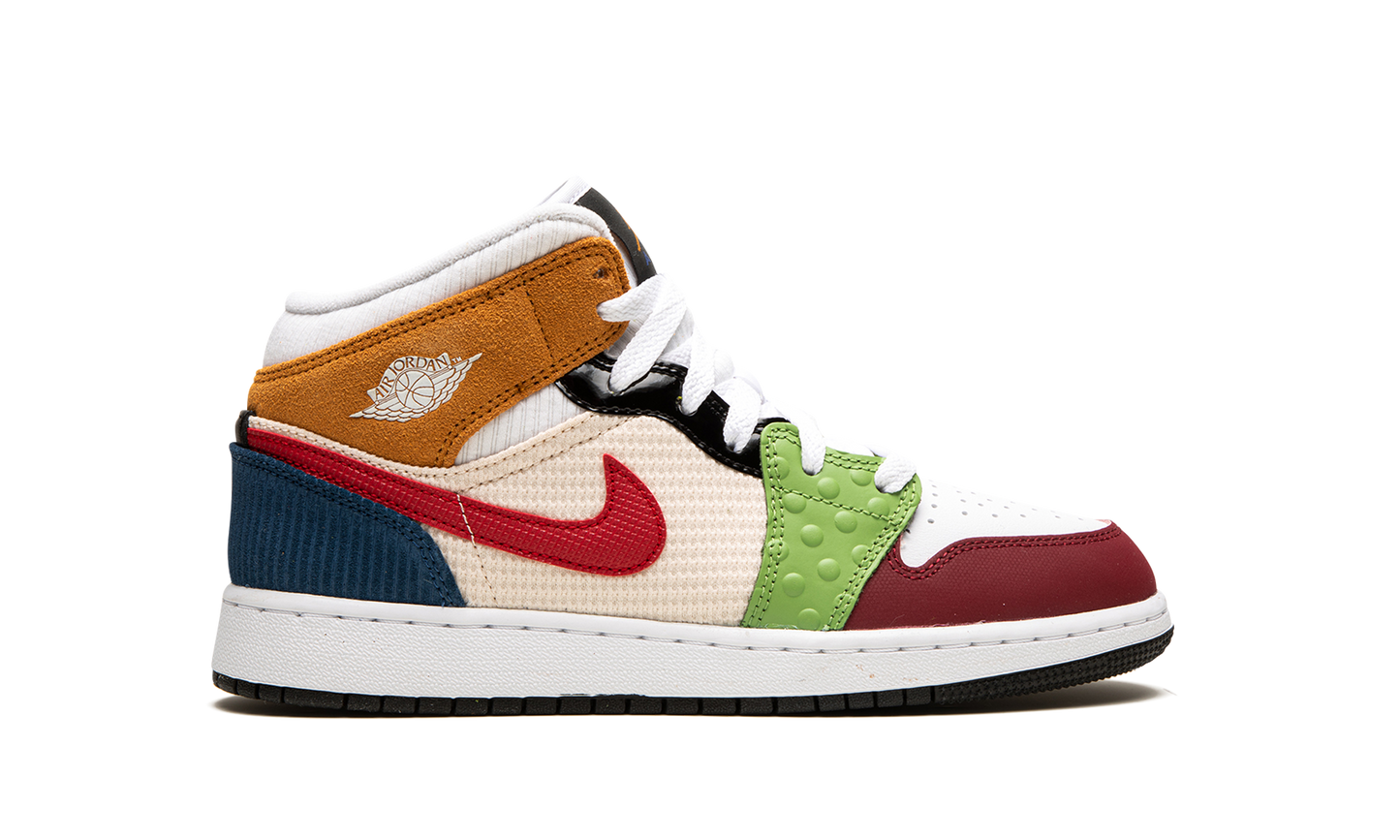 Air Jordan 1 Mid SE GS Messy Room DR6957 100