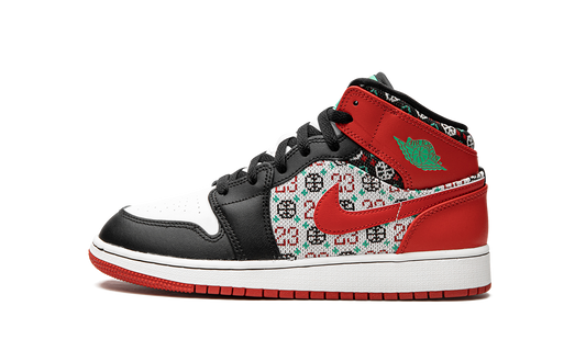 Jordan 1 Mid GS Ugly Christmas Sweater DM1208 150