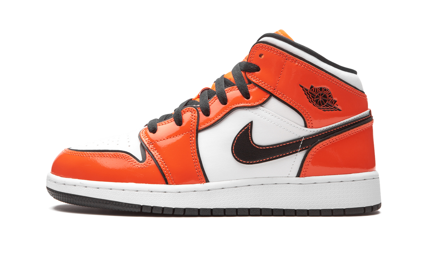 Air Jordan 1 Mid SE GS Turf Orange BQ6931 802