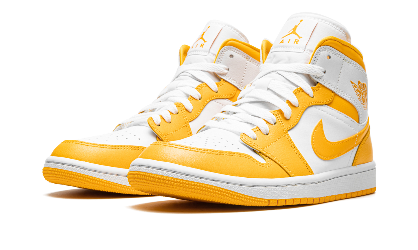 JORDAN 1 MID WMNS White / University Gold BQ6472 117