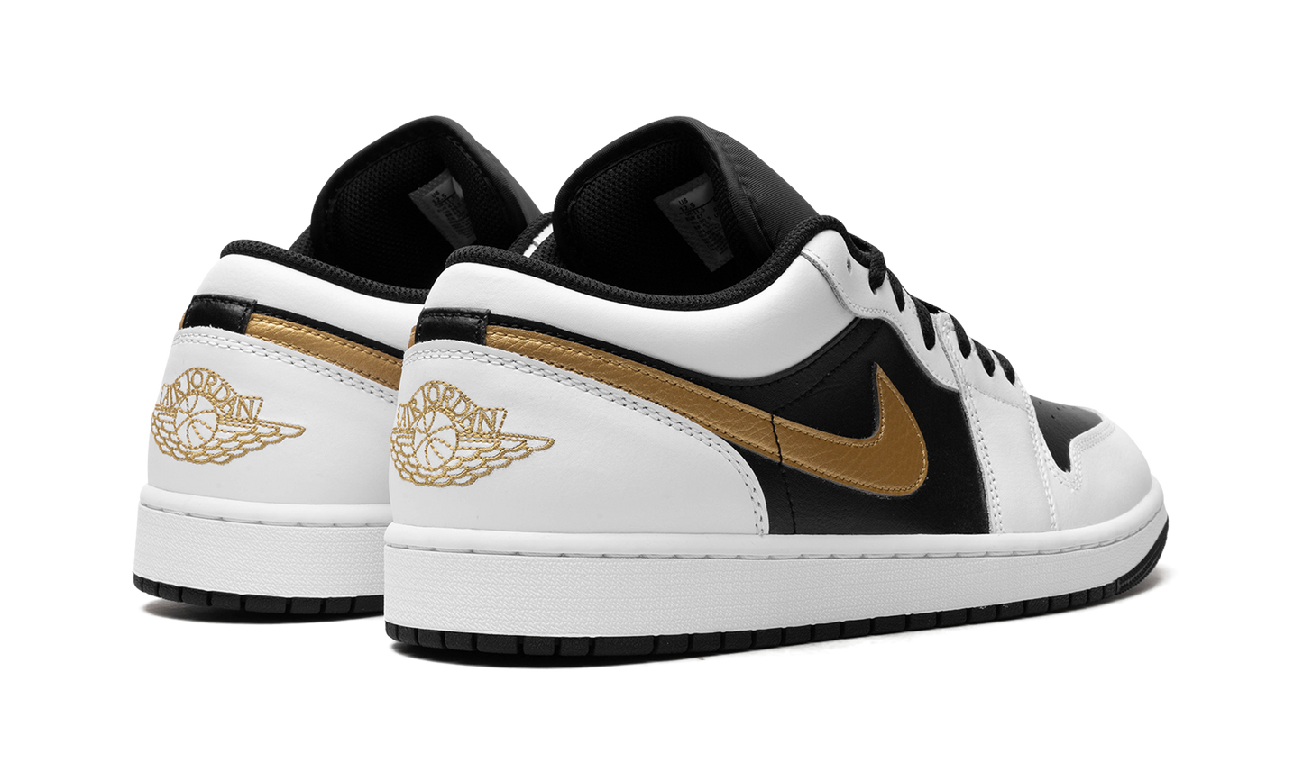 Air Jordan 1 Low Gold Swoosh 553558 172