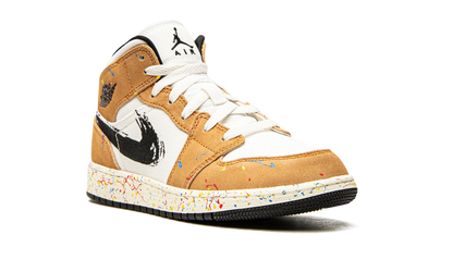 Air Jordan 1 Mid SE GS Brushstroke DA8006 100