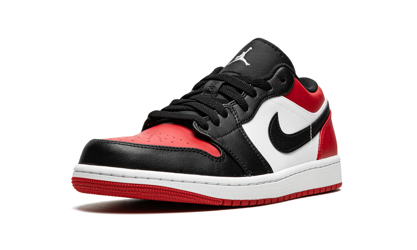 Air Jordan 1 Low Bred Toe 553558 612