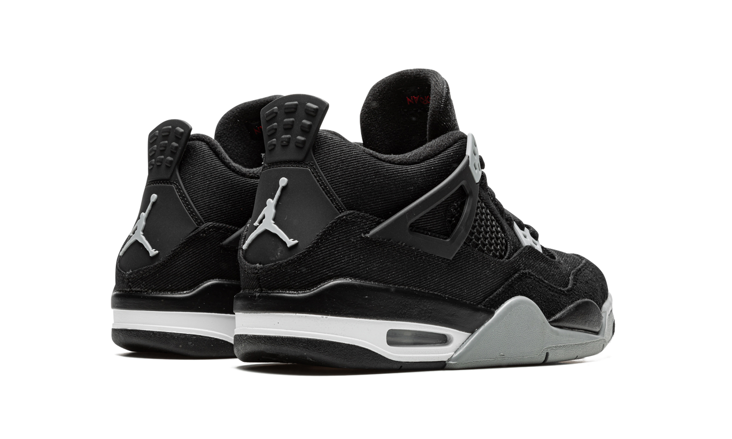 Air Jordan 4 GS Black Canvas DV0553 006