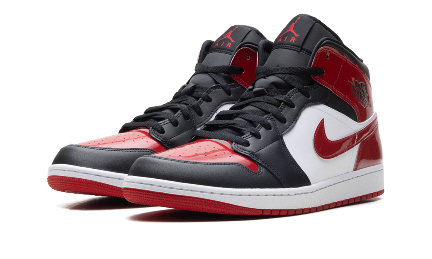 Jordan 1 Mid SE Patent Bred Toe HV4091 006