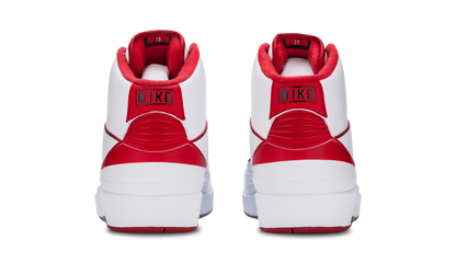 Air Jordan 2 Retro White/Varsity Red 385475 102