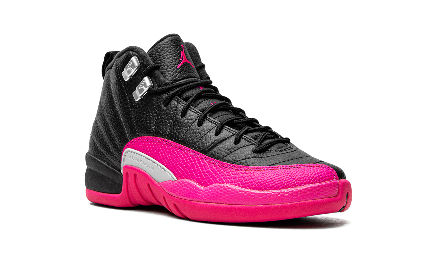 Air Jordan 12 Retro GS Black Pink 510815 026