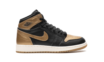 Air Jordan 1 GS Black Metallic Gold FD1437 071