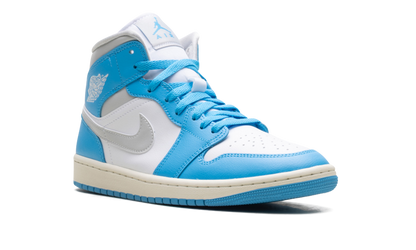 Jordan 1 Mid WMNS Dark Powder Blue White Sail Neutral Grey BQ6472 400