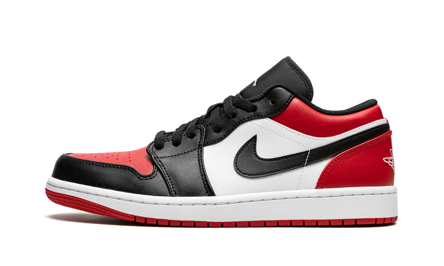Air Jordan 1 Low Bred Toe 553558 612