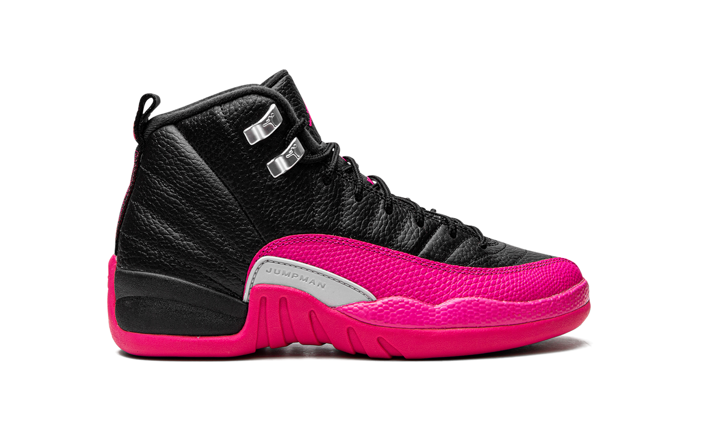 Air Jordan 12 Retro GS Black Pink 510815 026