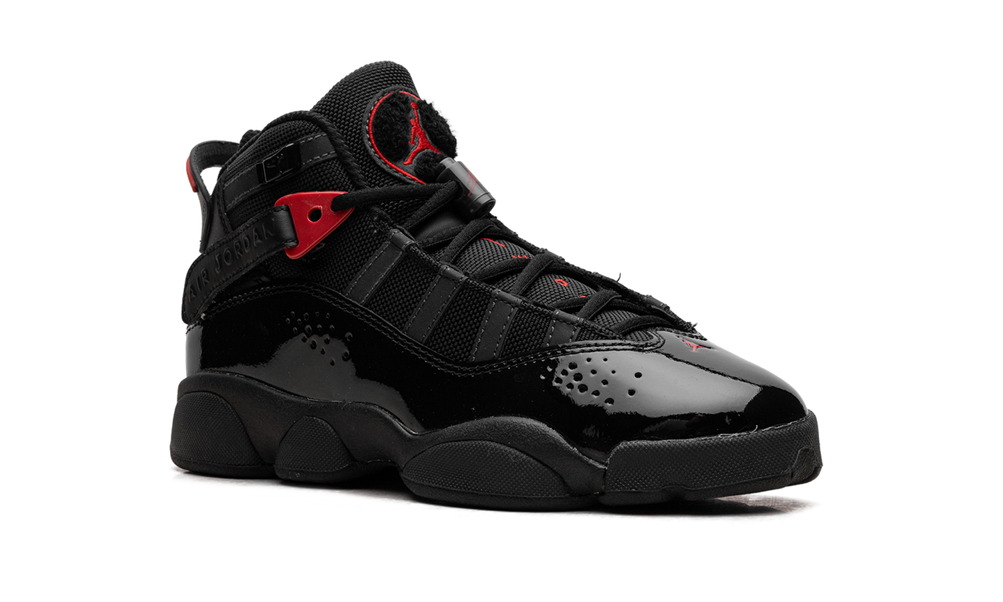 Jordan 6 Rings GS Black Varsity Red 323419 026