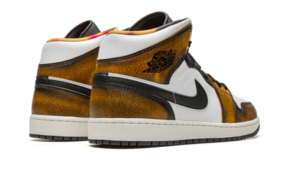 Air Jordan 1 Mid SE Orange Wear Away DQ8417 071
