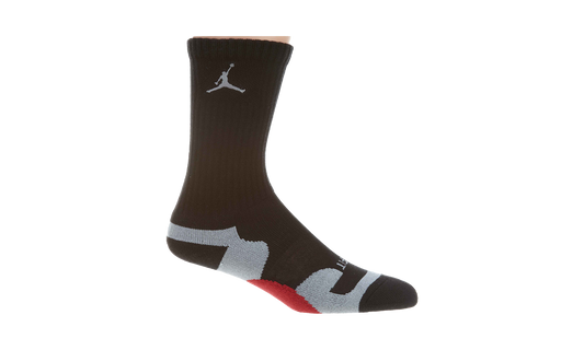Jordan Game Dry Crew Socks Black Grey Red 441342 016