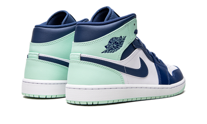 Air Jordan 1 Mid Blue Mint 554724 413