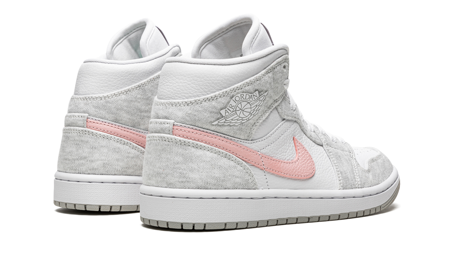 AIR JORDAN 1 MID SE WMNS Heather Grey / Pink DN4045 001