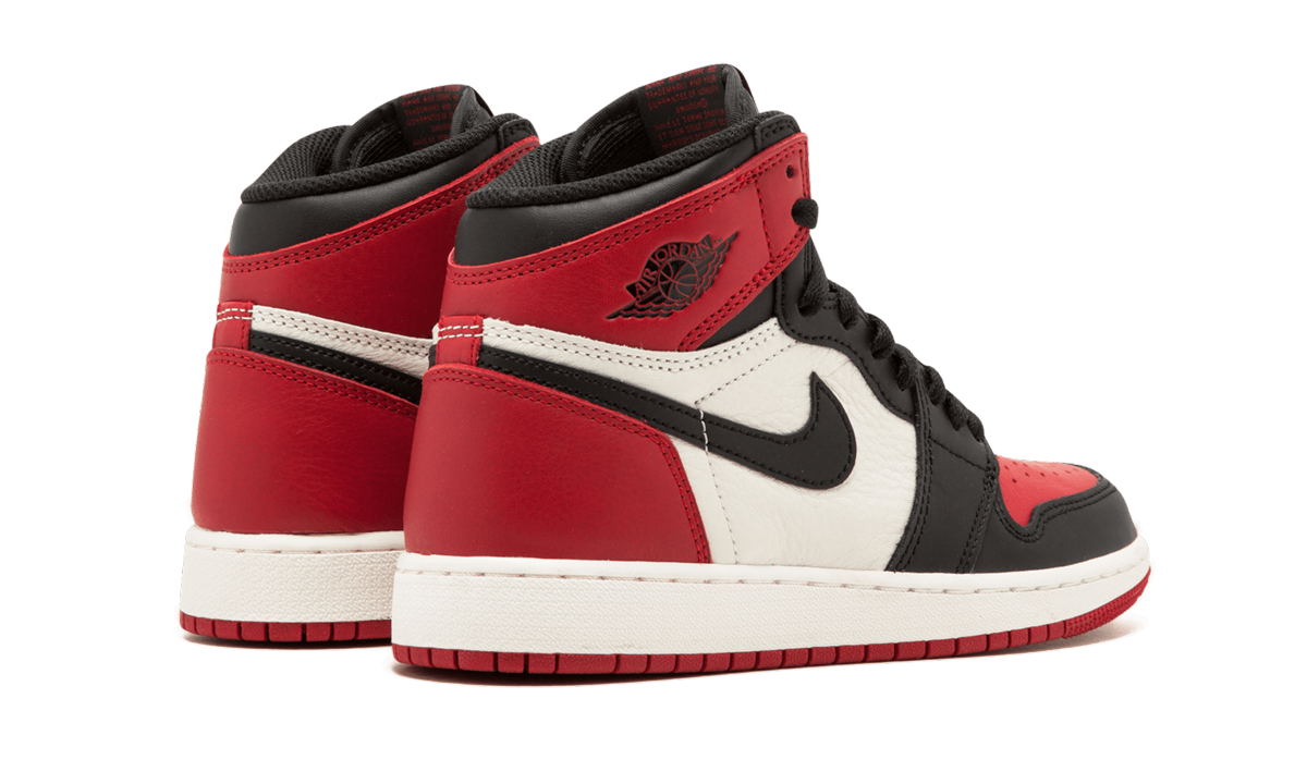 Air Jordan 1 Retro High OG GS Bred Toe 575441 610