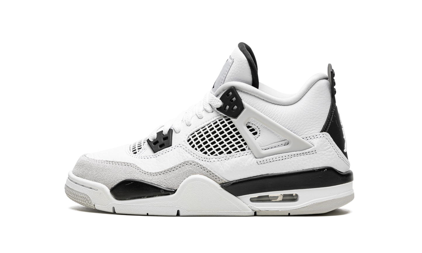 Air Jordan 4 Retro GS Military Black 408452 111