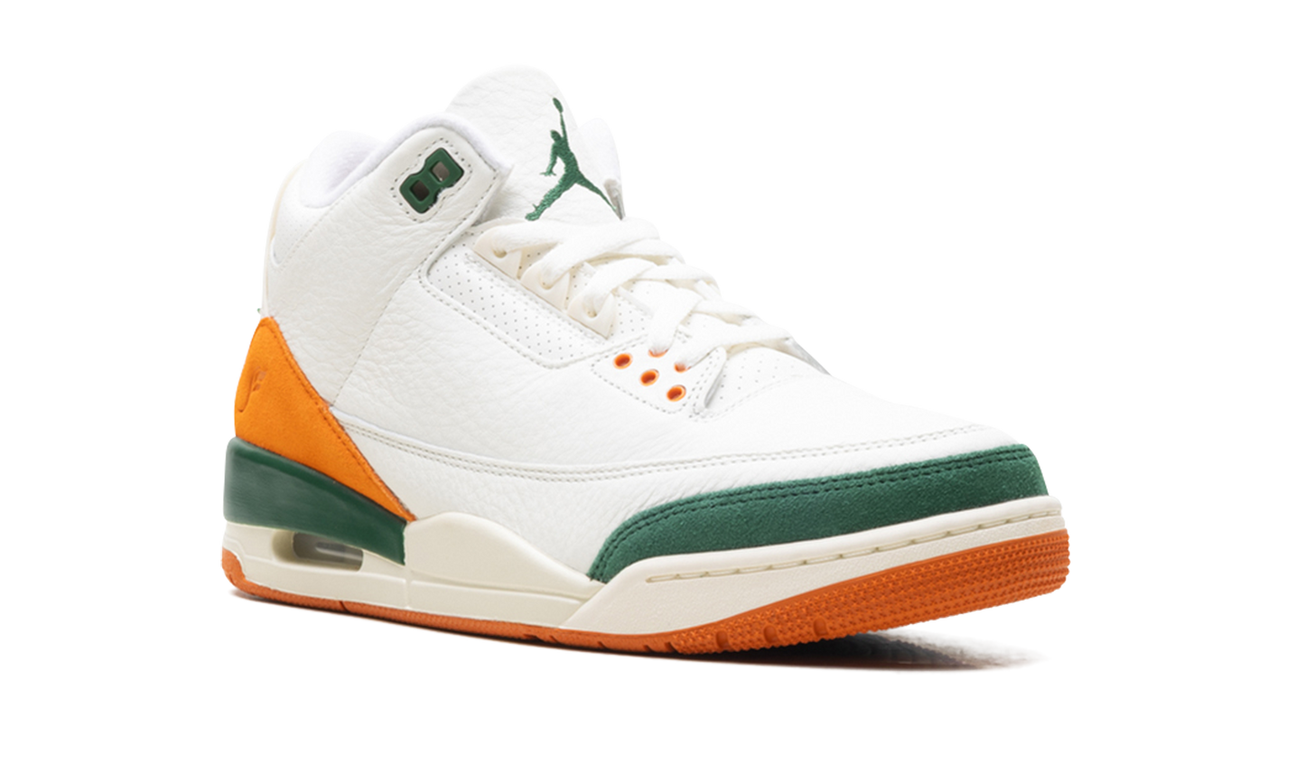 Air Jordan 3 SoleFly - Miami Hurricanes IF4491 100