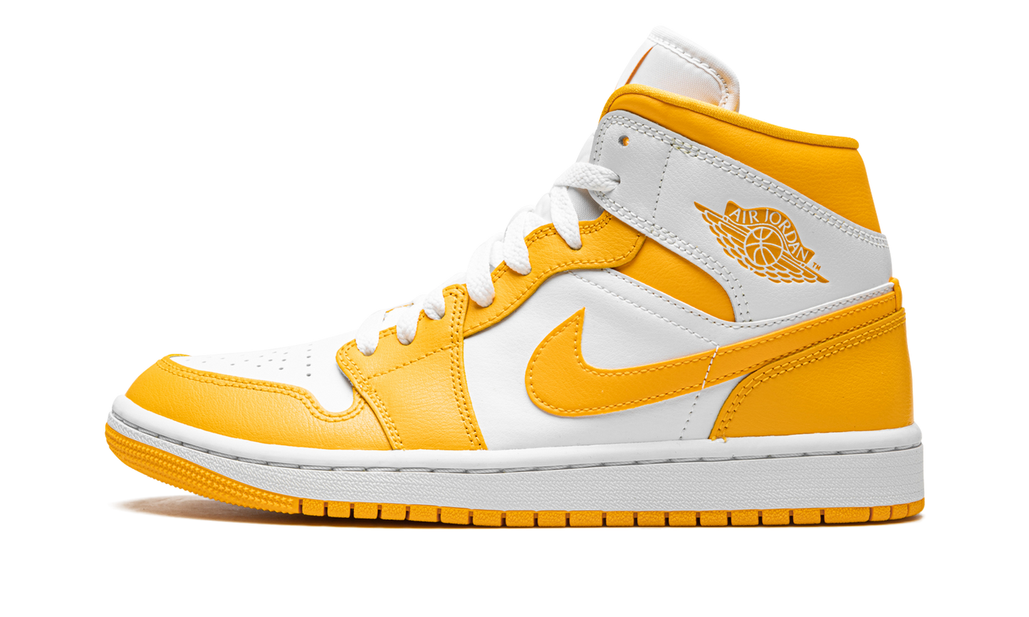 JORDAN 1 MID WMNS White / University Gold BQ6472 117